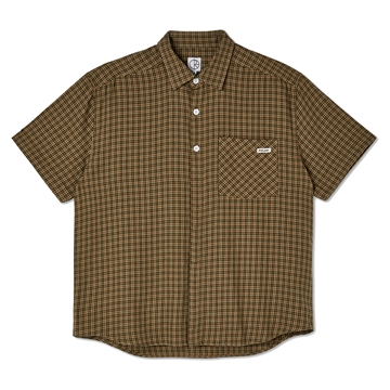 Polar Skate Co. Mitchell Flannel Shirt - Green Brown